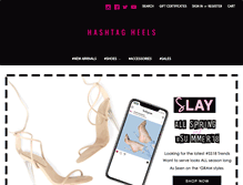 Tablet Screenshot of hashtagheels.com